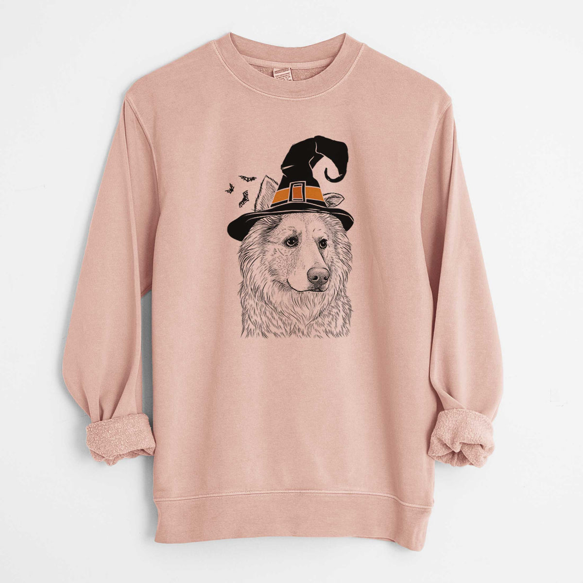 Witch Penny the Chow Mix - Unisex Pigment Dyed Crew Sweatshirt