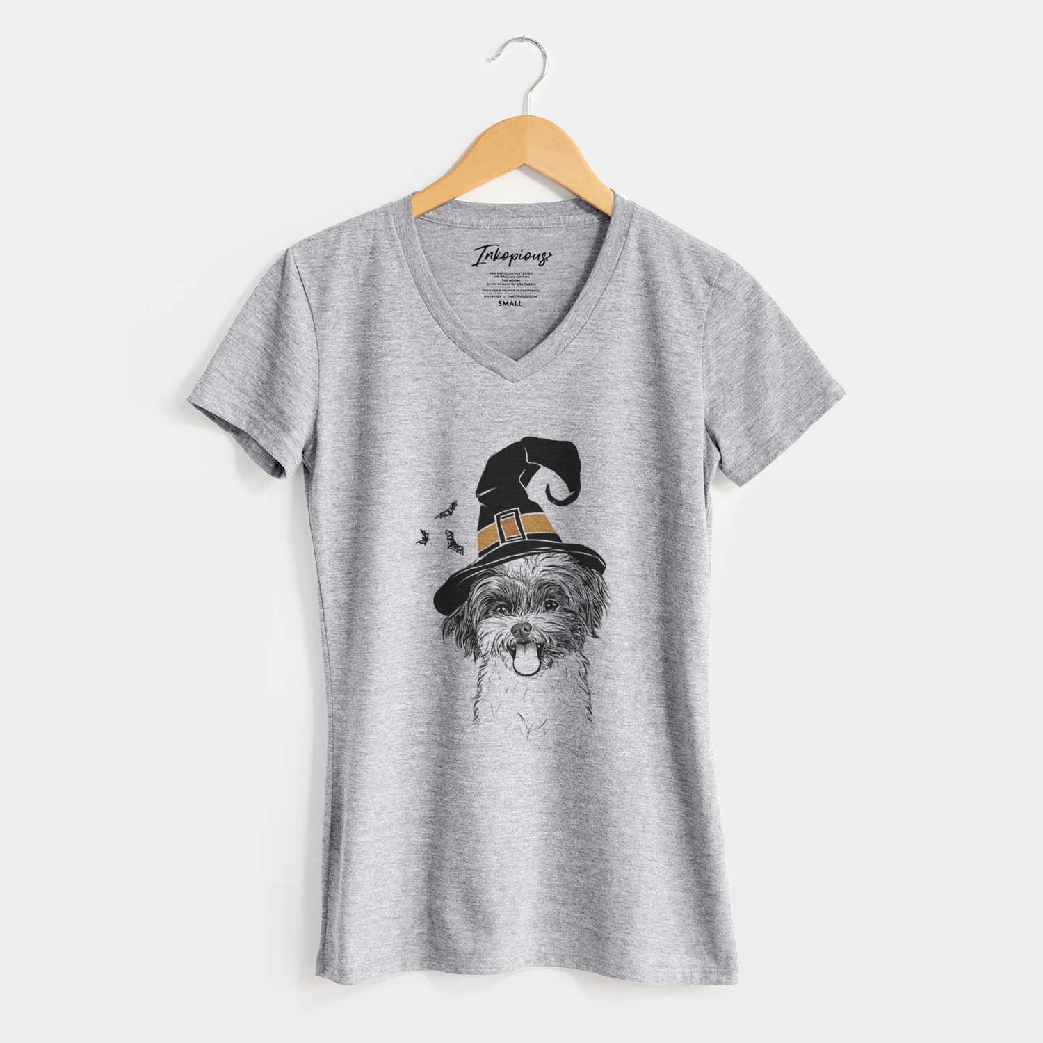 Witch Pepper the Shihpoo - Women's V-neck Shirt