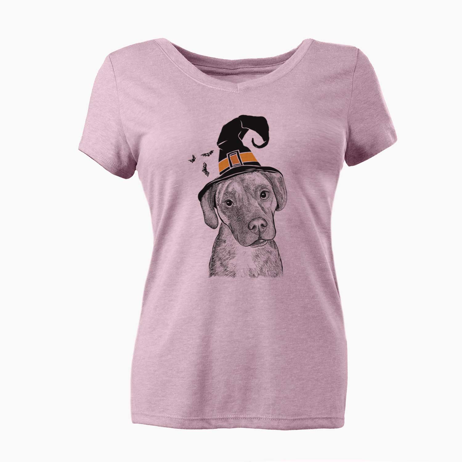 Witch Peyton Manning the Beagle Bulldog Mix - Women's V-neck Shirt