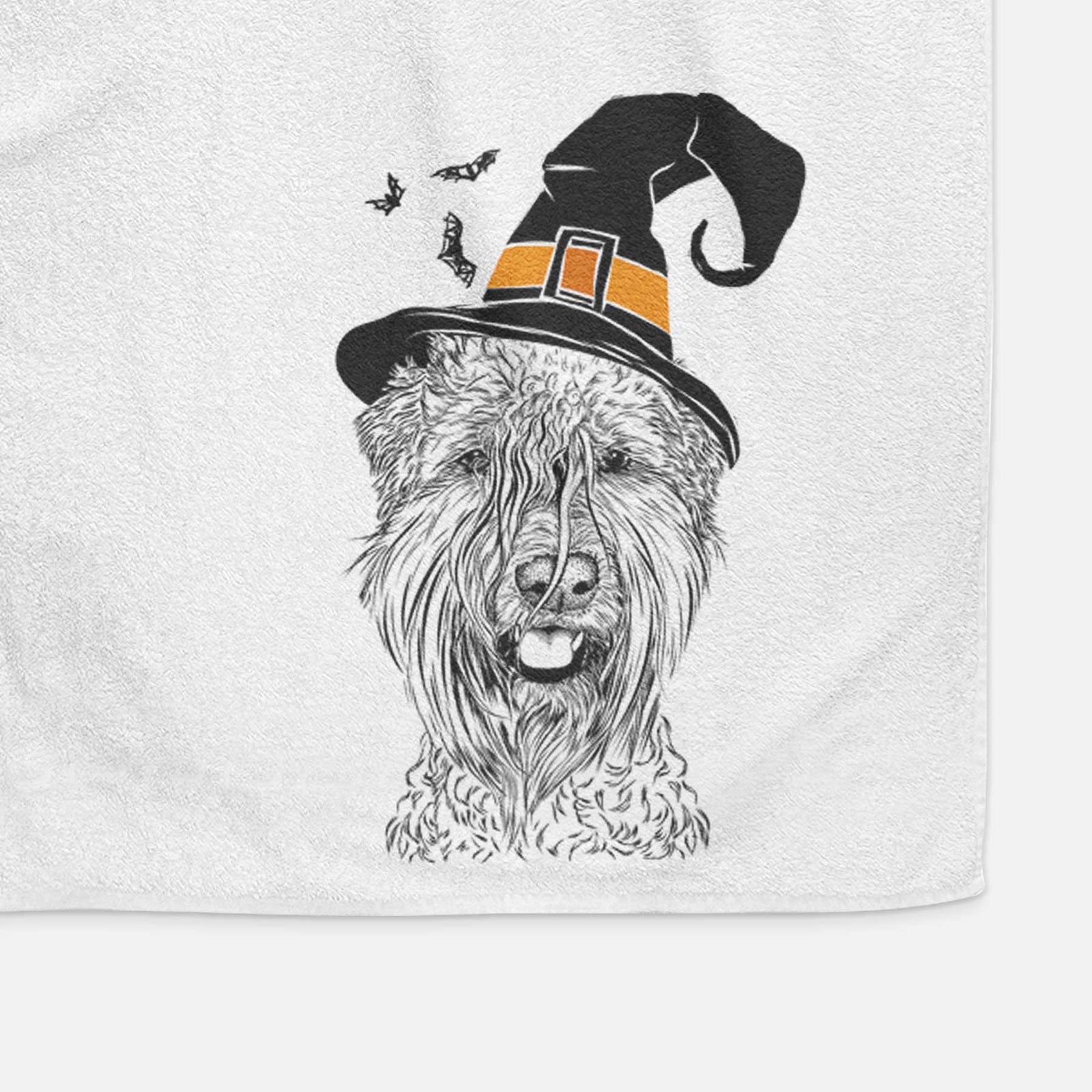 Pierre the Soft Coated Wheaten Terrier Decorative Hand Towel