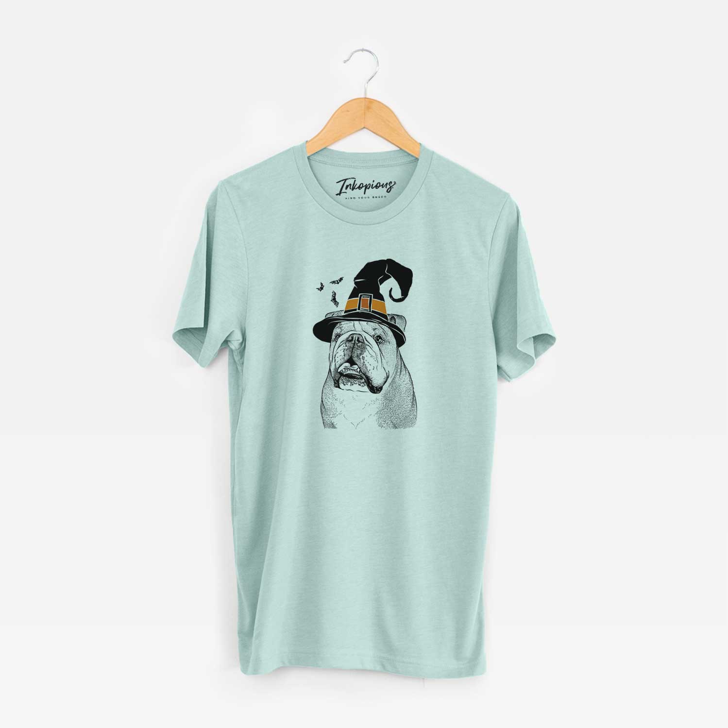 Witch Piggy the English Bulldog - Unisex Crewneck