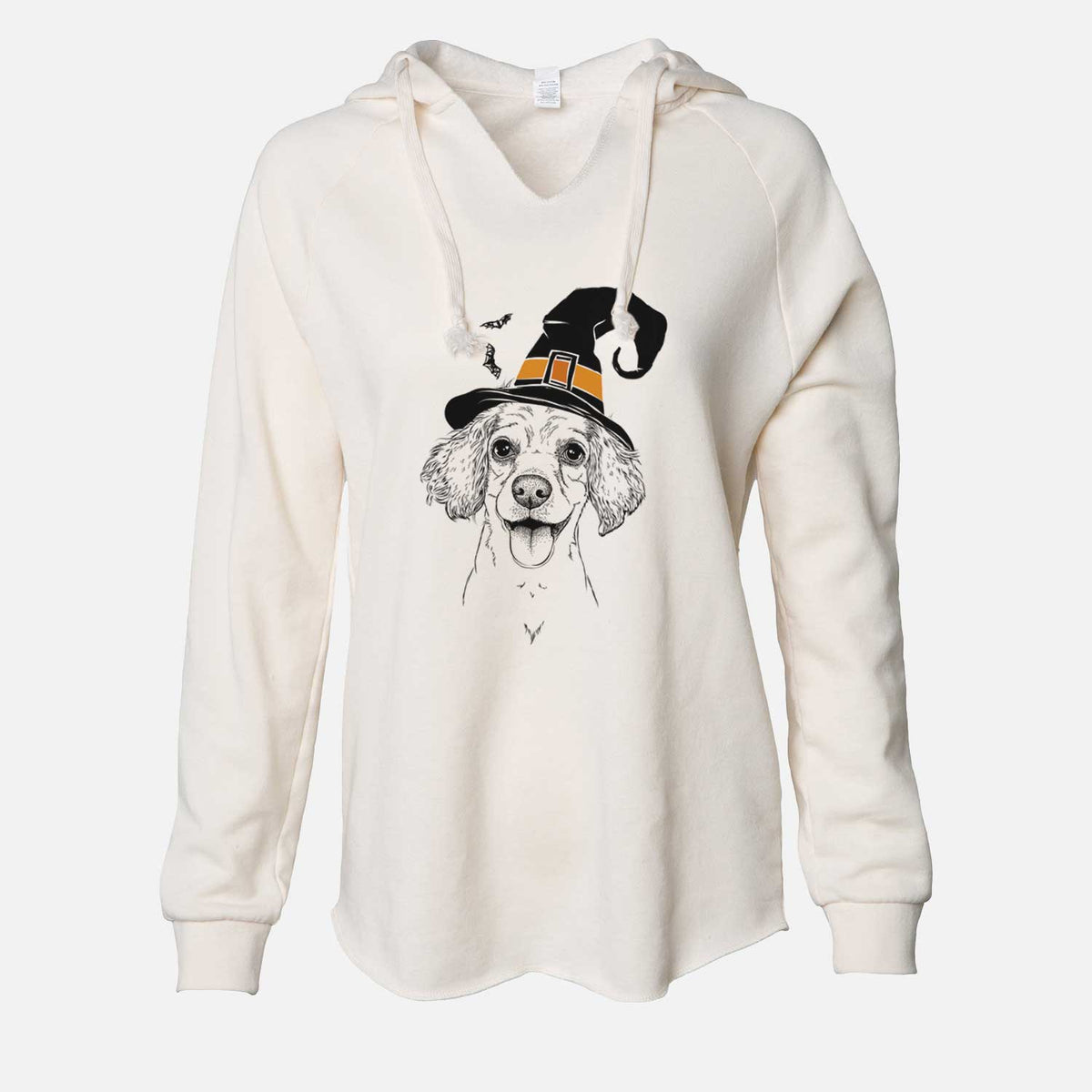 Witch Piglet the Dachshund Mix - Cali Wave Hooded Sweatshirt