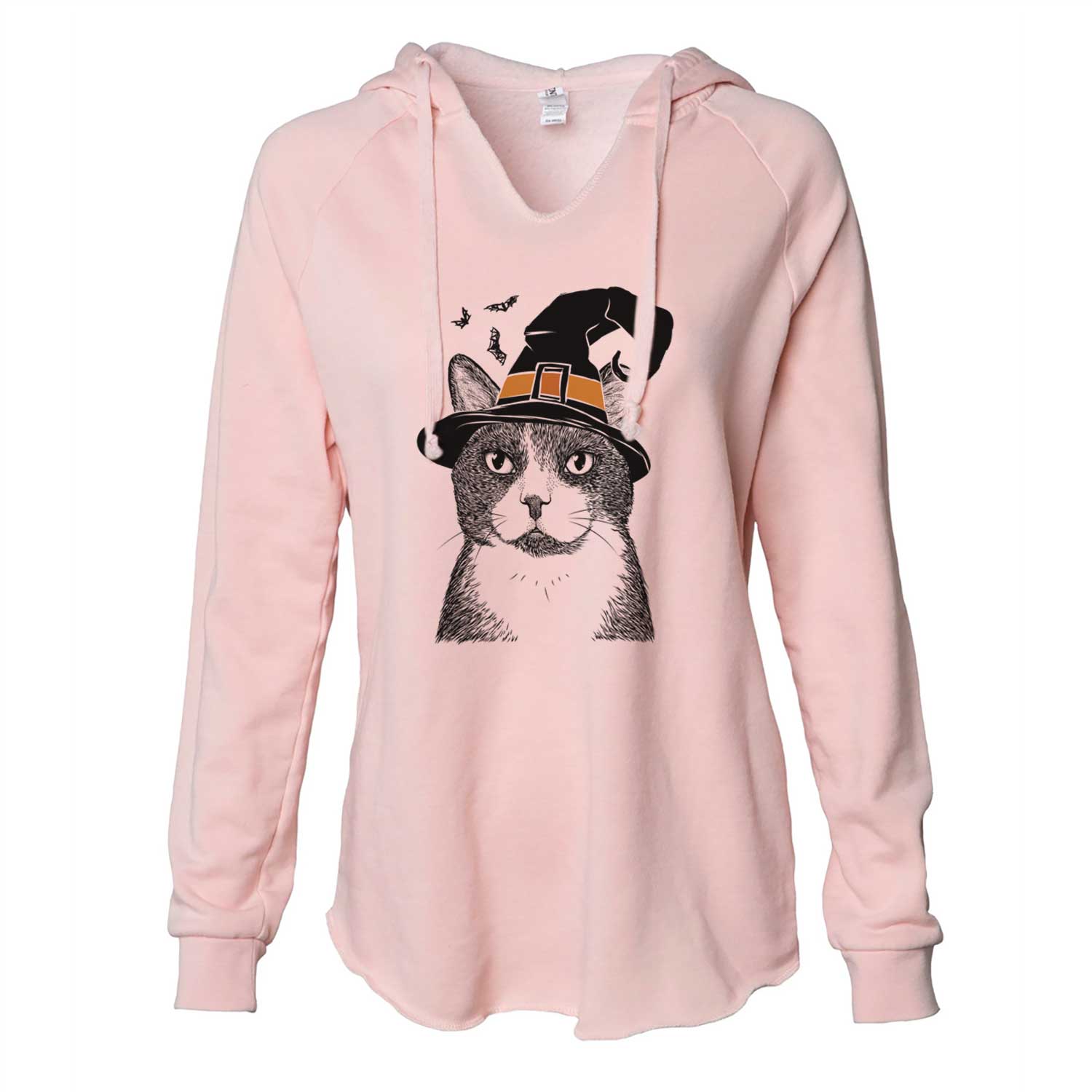 Witch Pinky the Tuxedo Cat - Cali Wave Hooded Sweatshirt