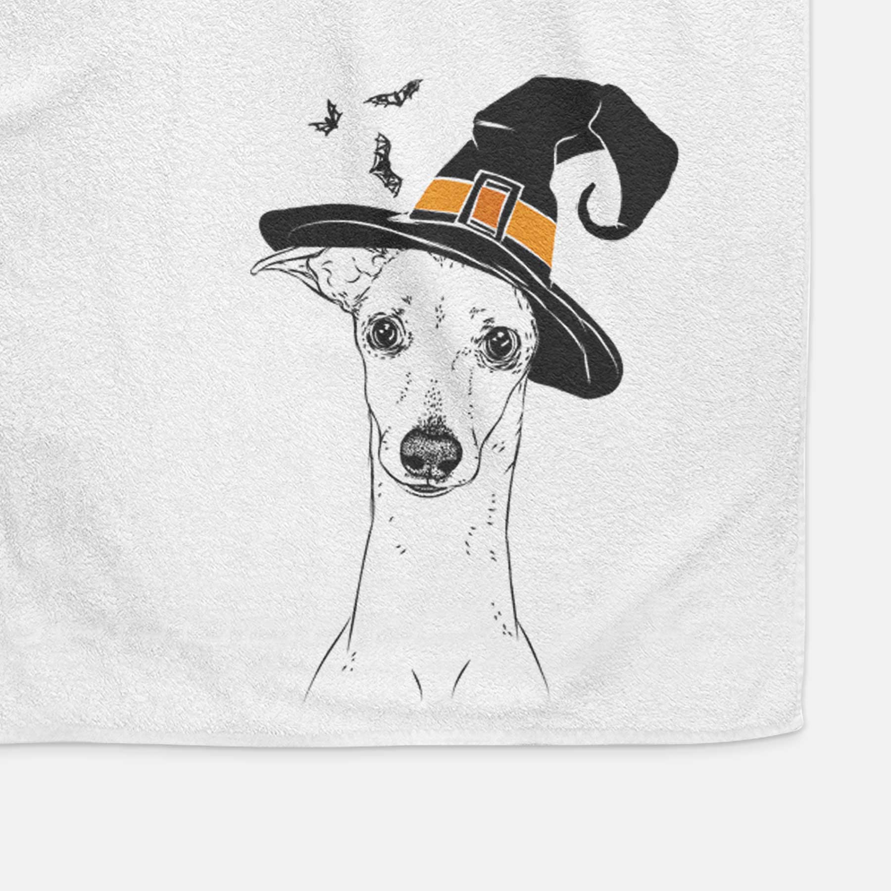 Pip the Italian Greyhound Decorative Hand Towel