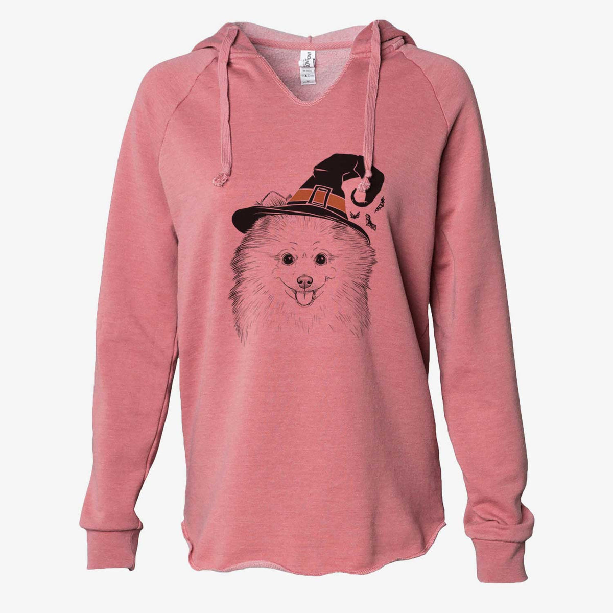 Witch Piper Jo the Pomeranian - Cali Wave Hooded Sweatshirt