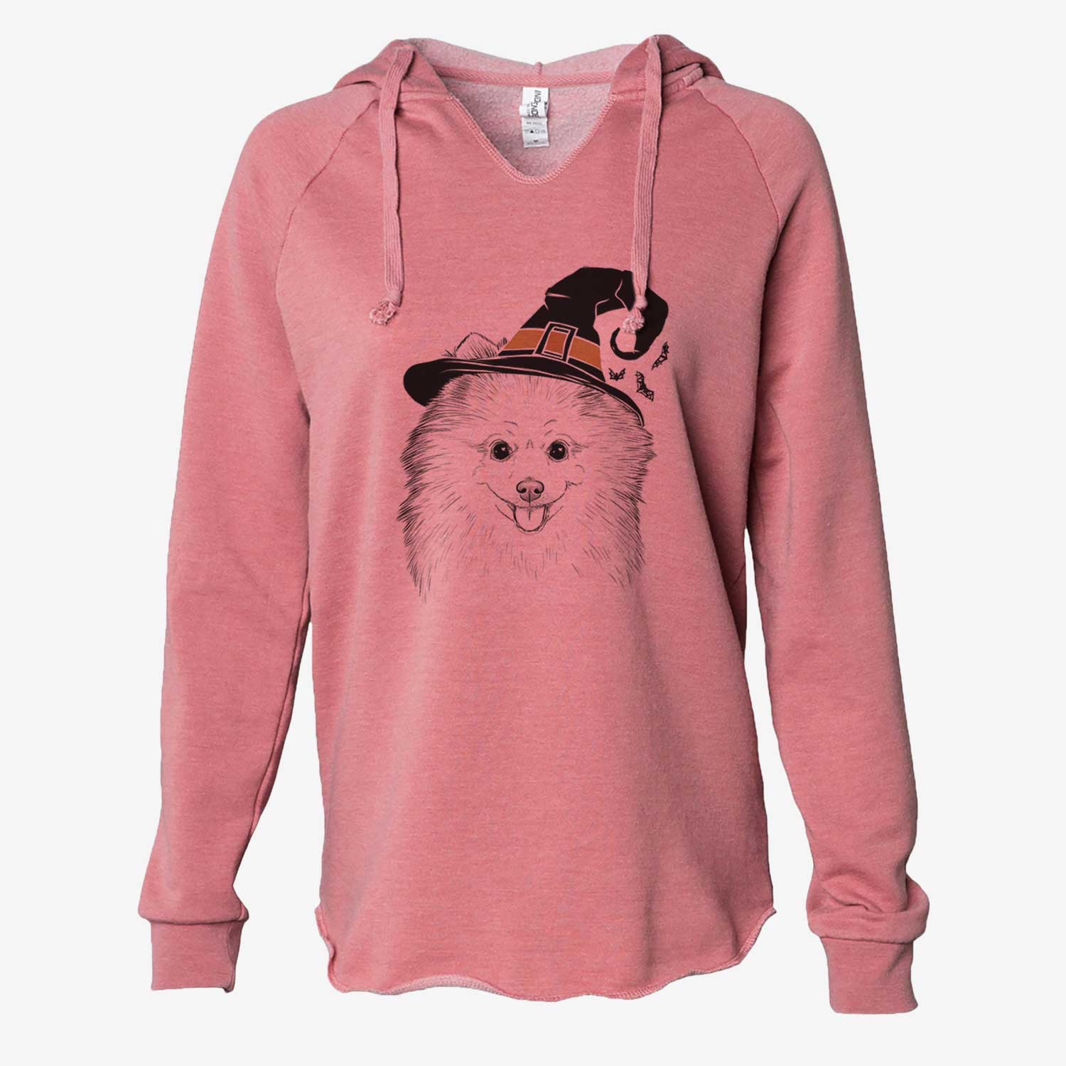 Witch Piper Jo the Pomeranian - Cali Wave Hooded Sweatshirt