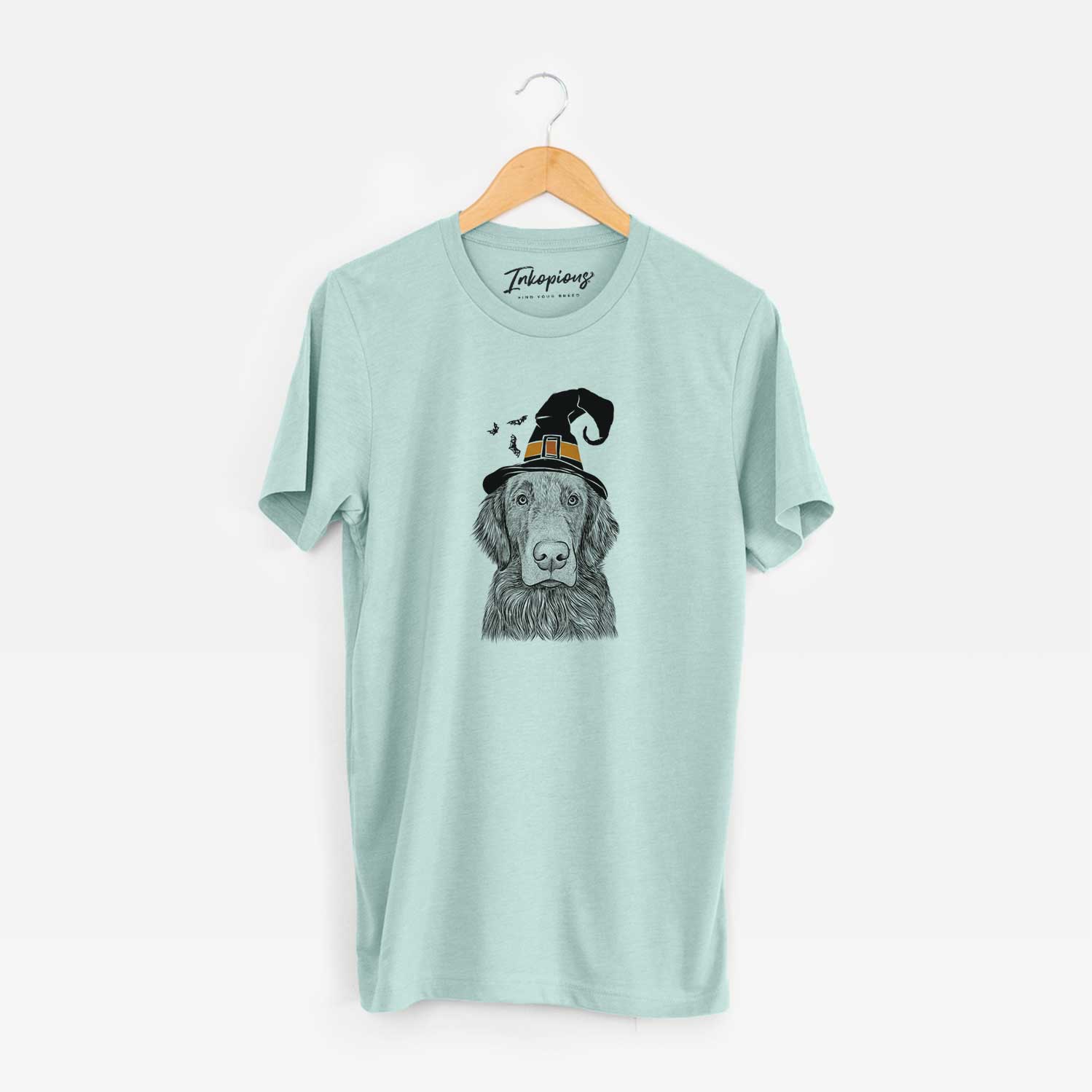 Witch Pippin the Flat Coated Retriever - Unisex Crewneck