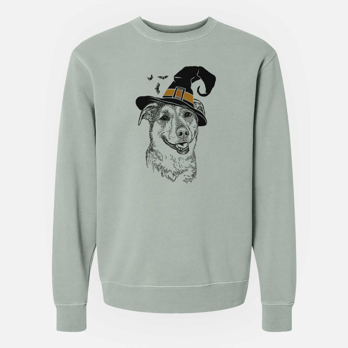 Witch Pippin the Shepherd Mix - Unisex Pigment Dyed Crew Sweatshirt