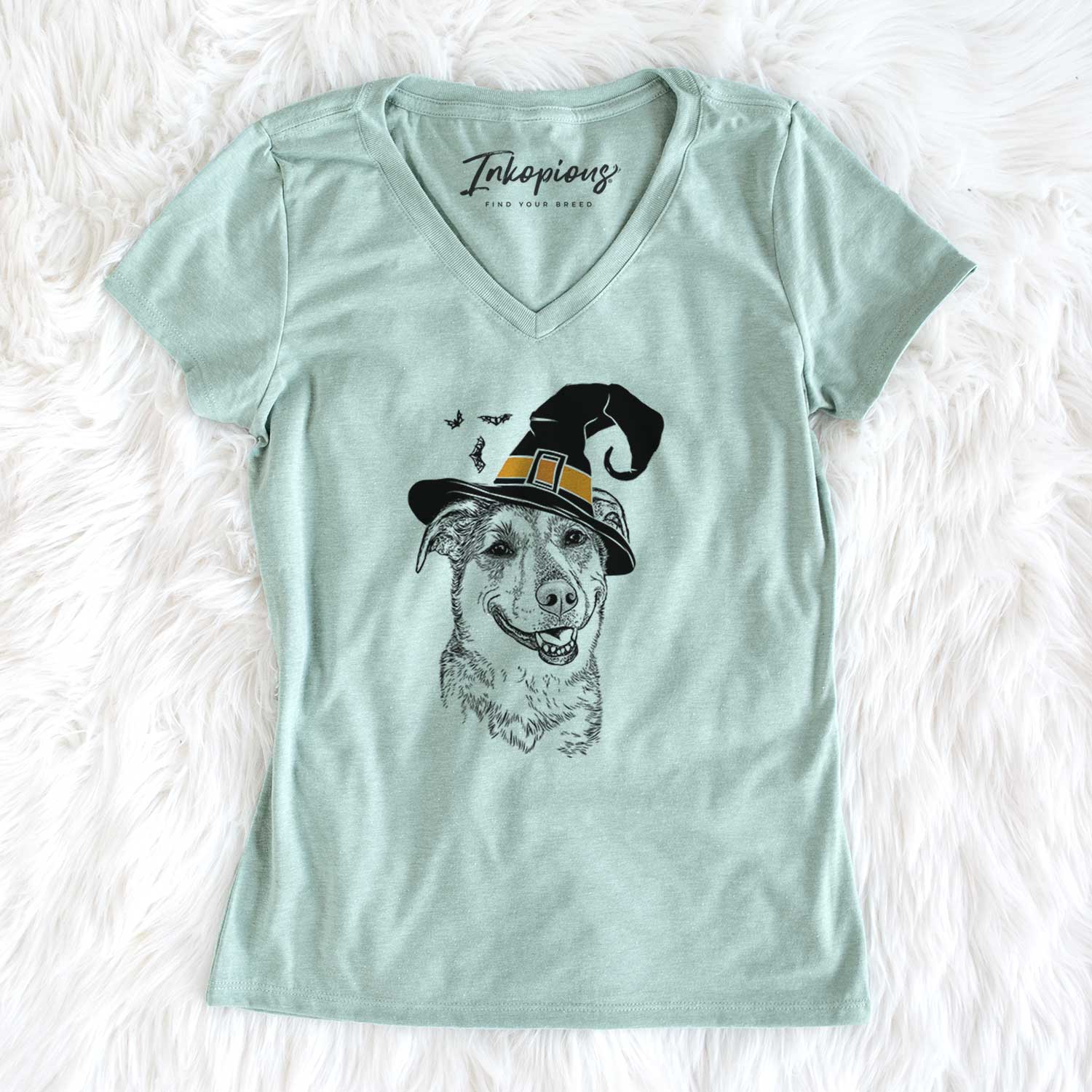 Witch Pippin the Shepherd Mix - Women's V-neck Shirt