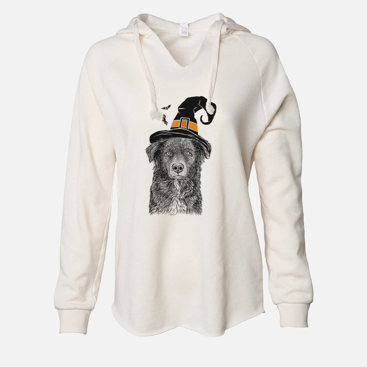 Witch Pixel the Australian Shepherd - Cali Wave Hooded Sweatshirt