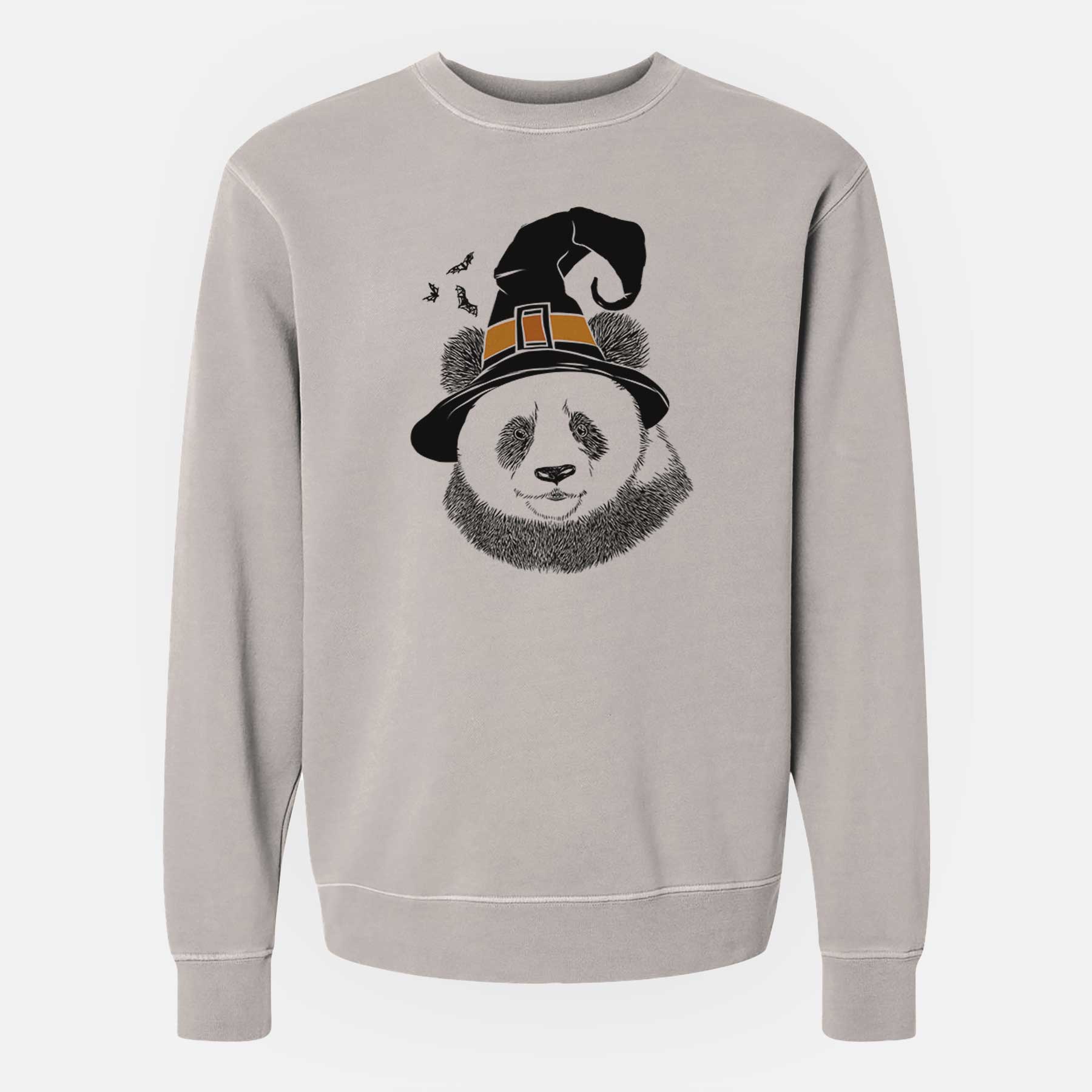 Witch Po the Panda - Unisex Pigment Dyed Crew Sweatshirt