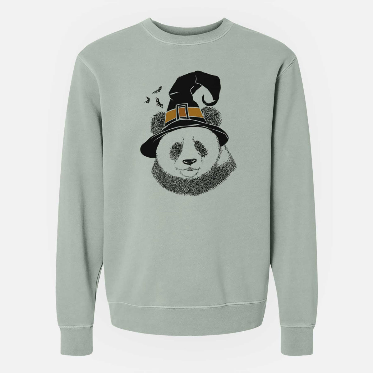 Witch Po the Panda - Unisex Pigment Dyed Crew Sweatshirt