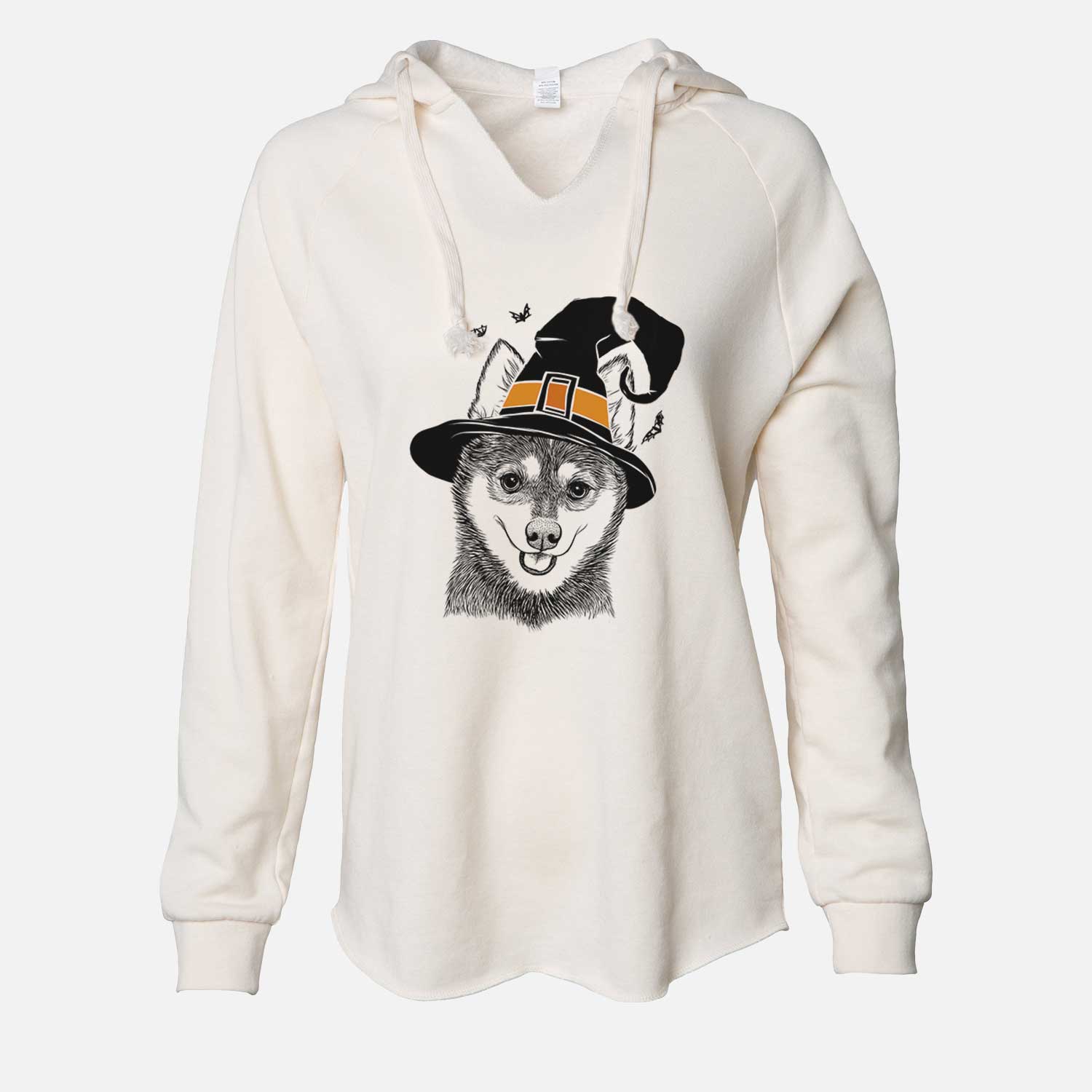 Witch Posey the Alaskan Klee Kai - Cali Wave Hooded Sweatshirt