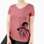 Witch Preston the Labradoodle - Women's V-neck Shirt