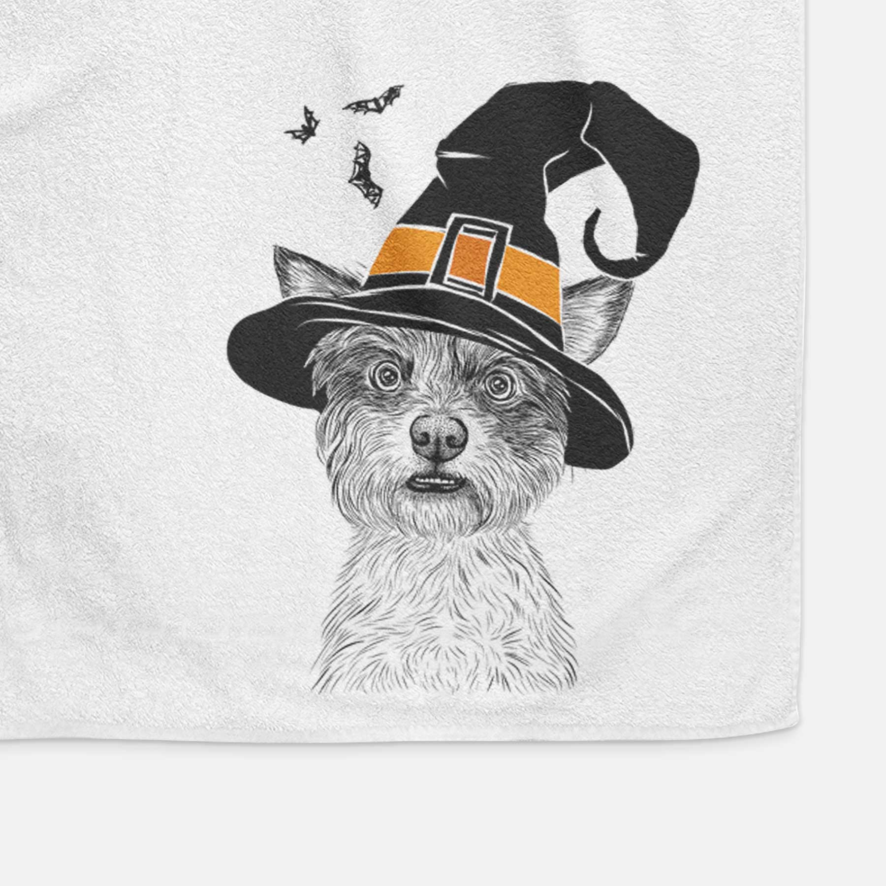 Quigley the Mixed Breed Decorative Hand Towel