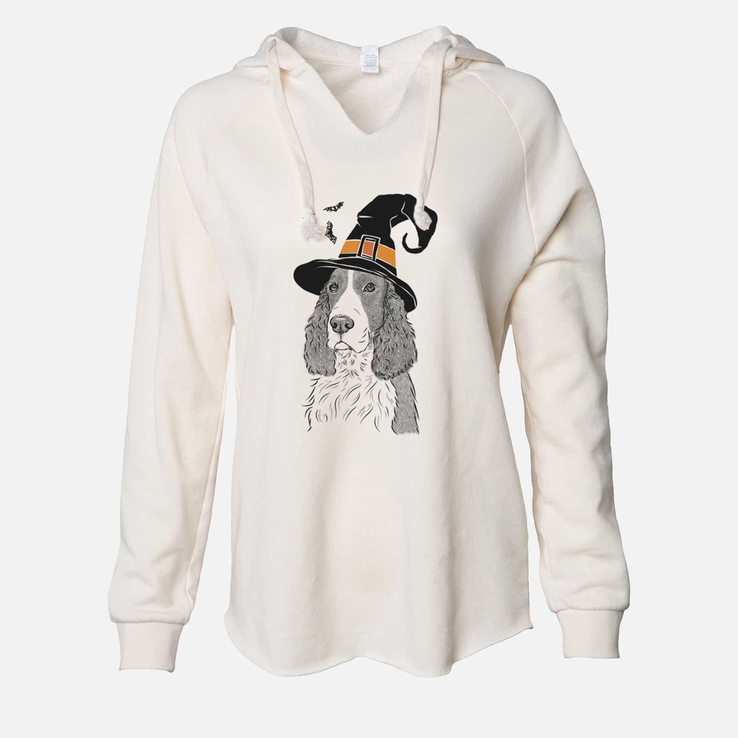 Witch Quincy the English Springer Spaniel - Cali Wave Hooded Sweatshirt