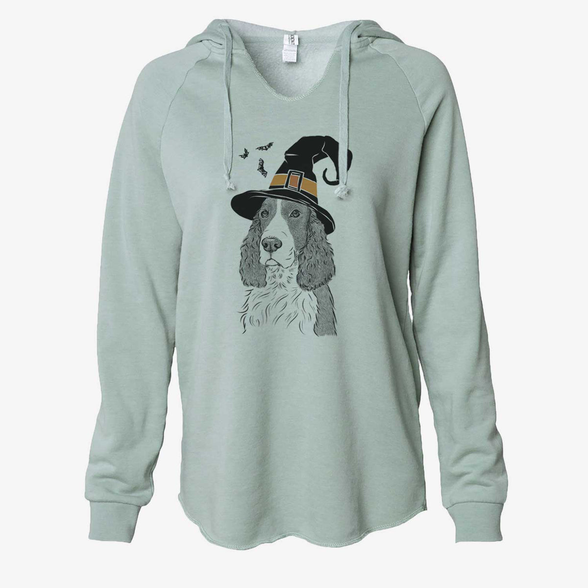 Witch Quincy the English Springer Spaniel - Cali Wave Hooded Sweatshirt