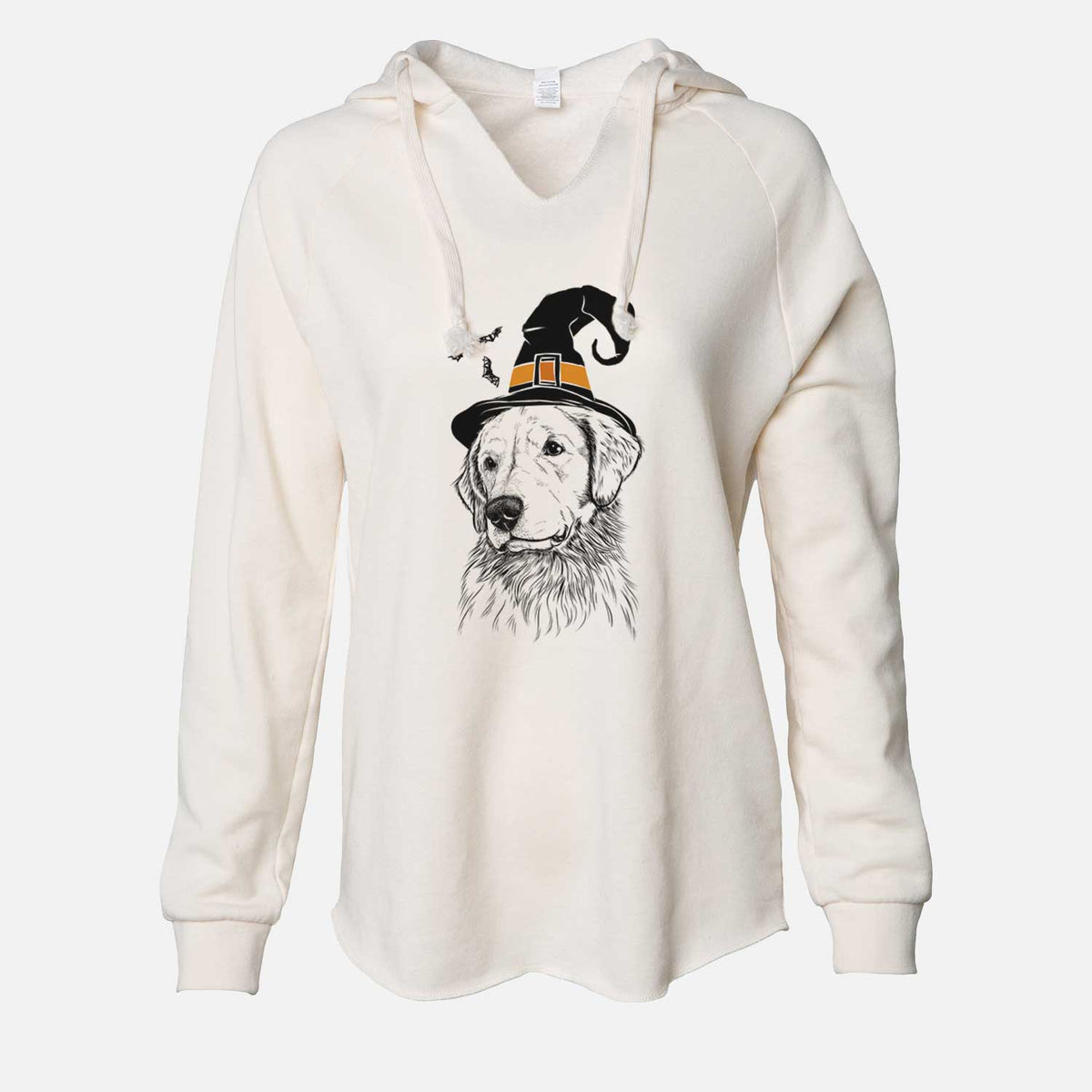 Witch Quinn the Golden Retriever - Cali Wave Hooded Sweatshirt