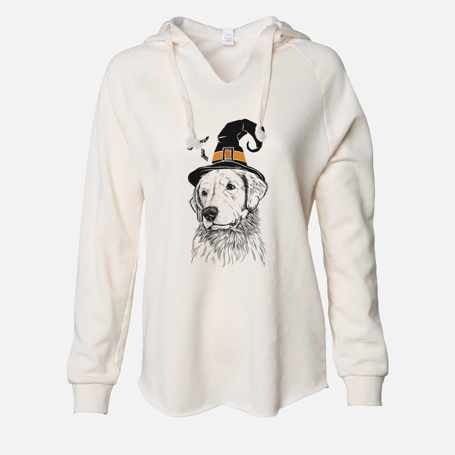 Witch Quinn the Golden Retriever - Cali Wave Hooded Sweatshirt