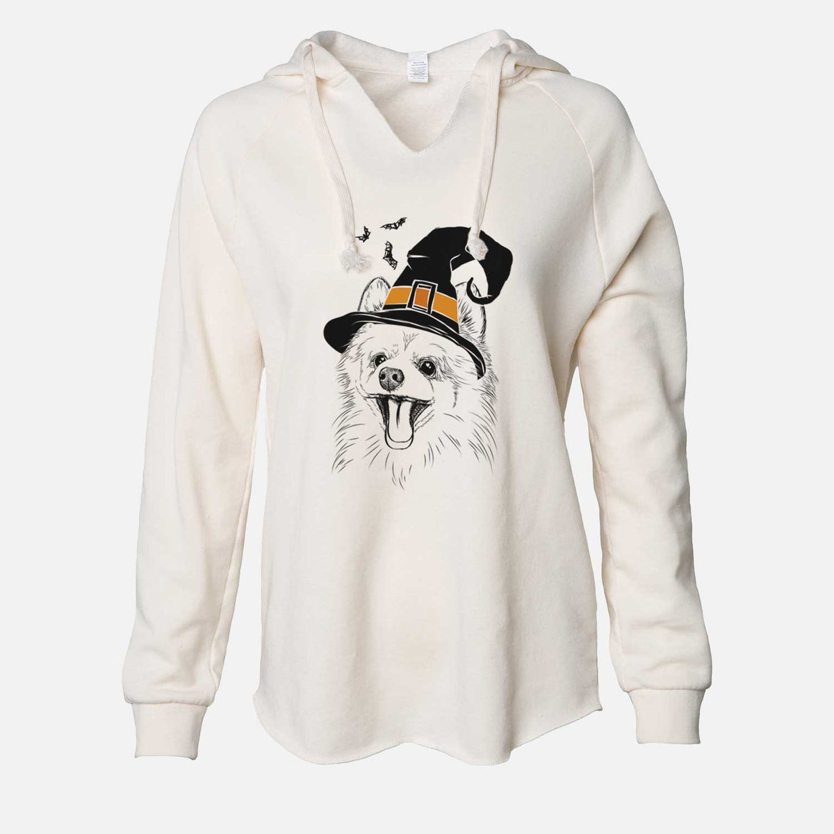 Witch Quinn the Pomeranian - Cali Wave Hooded Sweatshirt