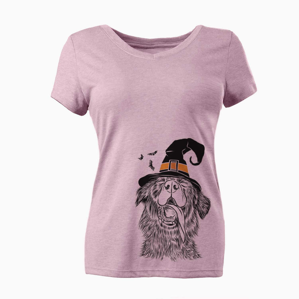 Witch Quint the Mixed Breed - Women's V-neck Shirt