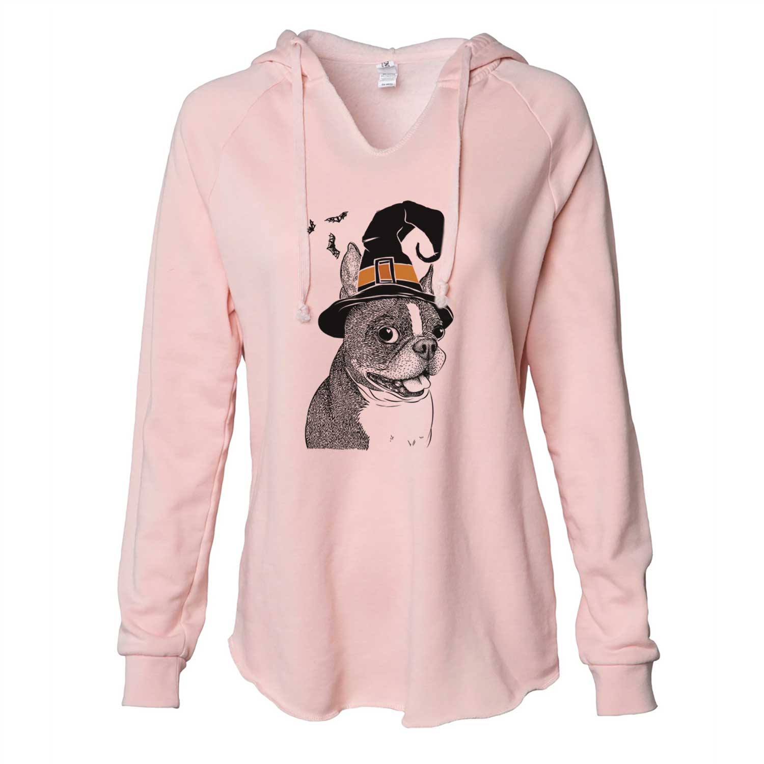 Witch Ralphie the Boston Terrier - Cali Wave Hooded Sweatshirt