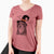 Witch Ranger the Mixed Breed - Women's V-neck Shirt