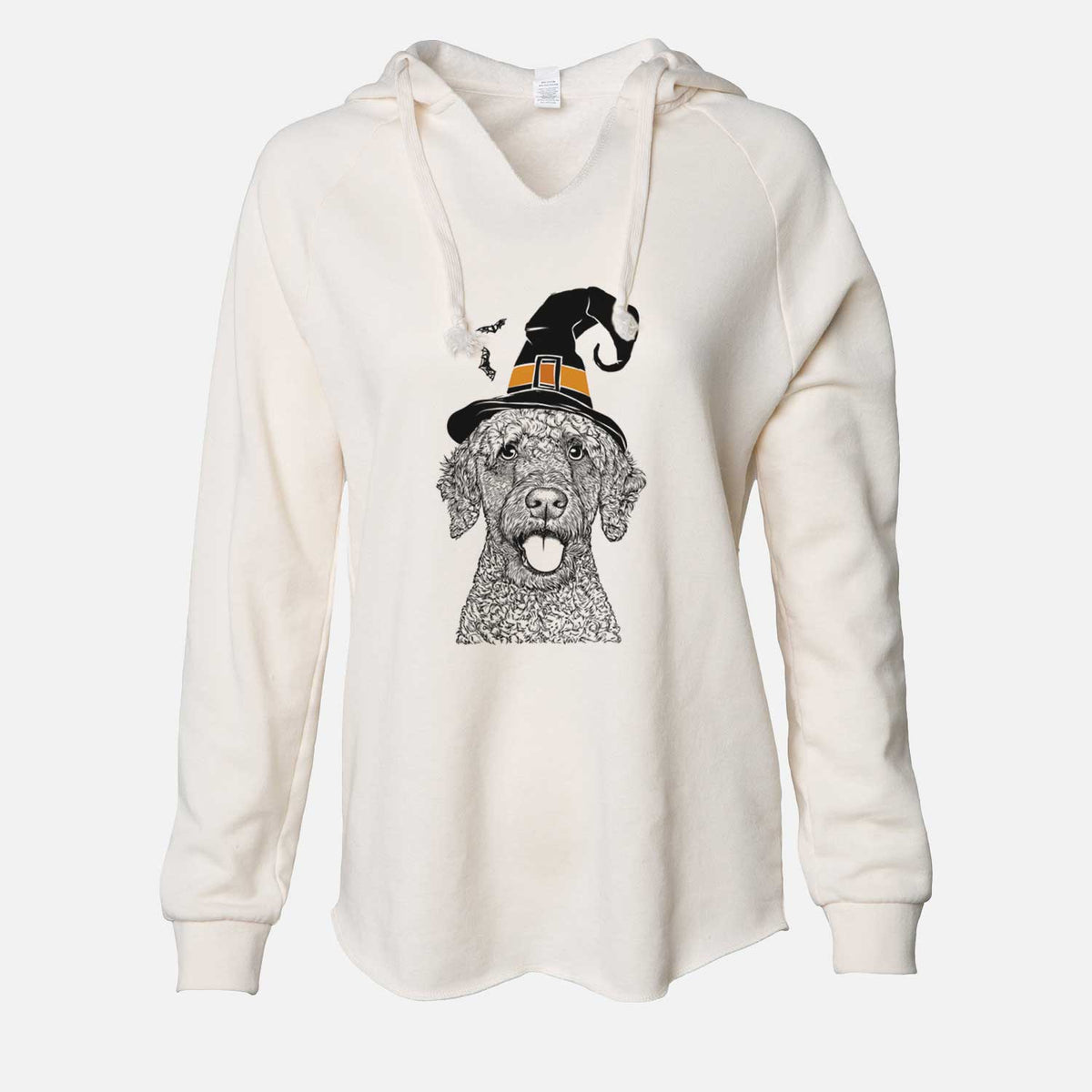 Witch Reina the Spanish Water Dog - Cali Wave Hooded Sweatshirt