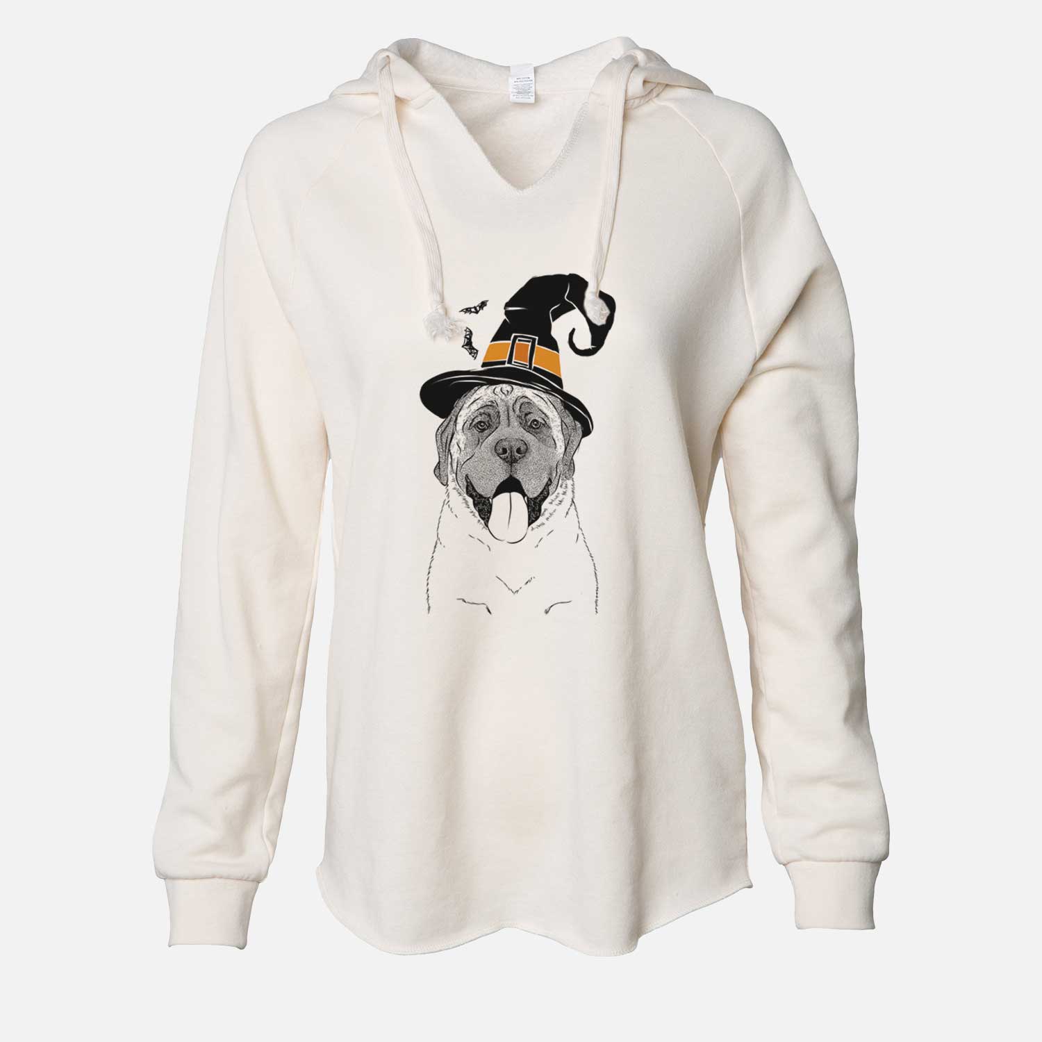 Witch Remmie the English Mastiff - Cali Wave Hooded Sweatshirt