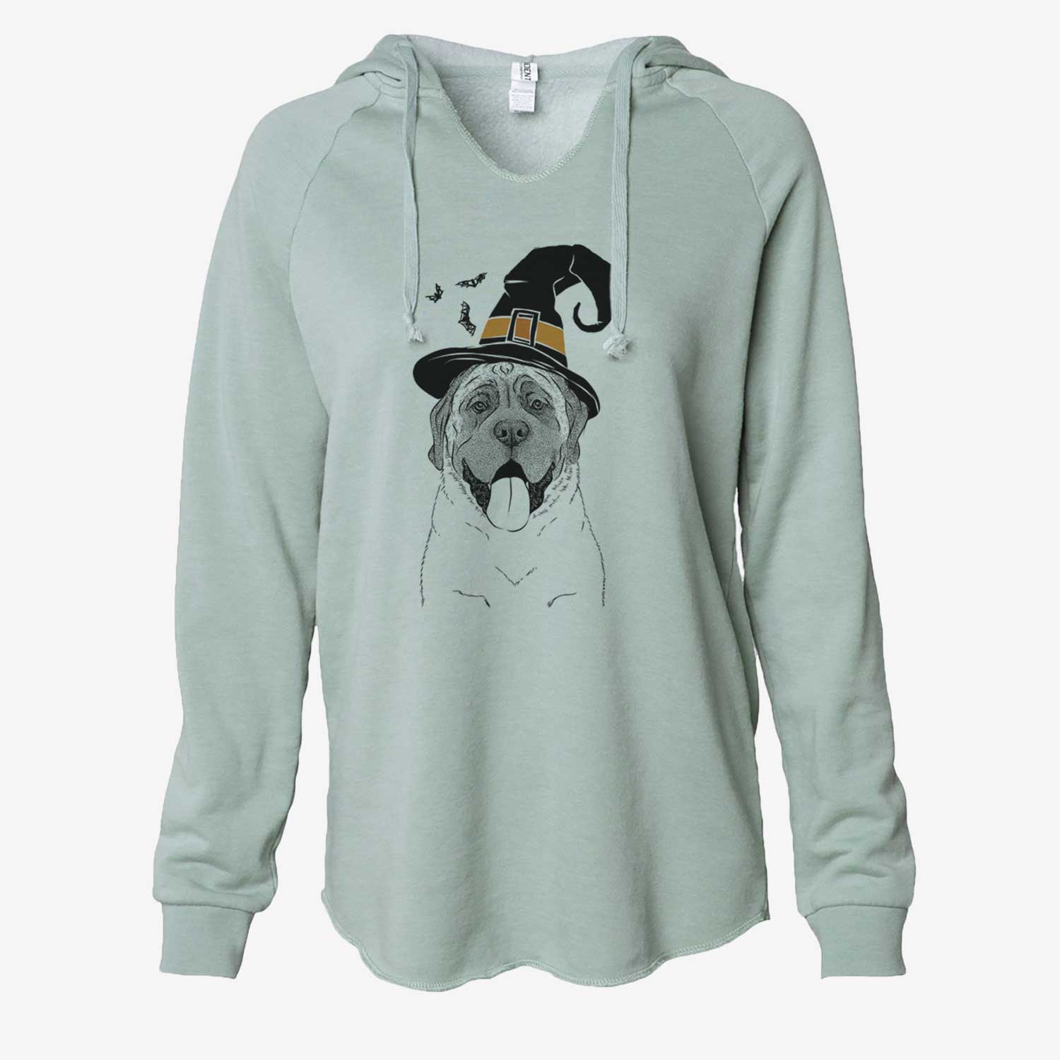Witch Remmie the English Mastiff - Cali Wave Hooded Sweatshirt