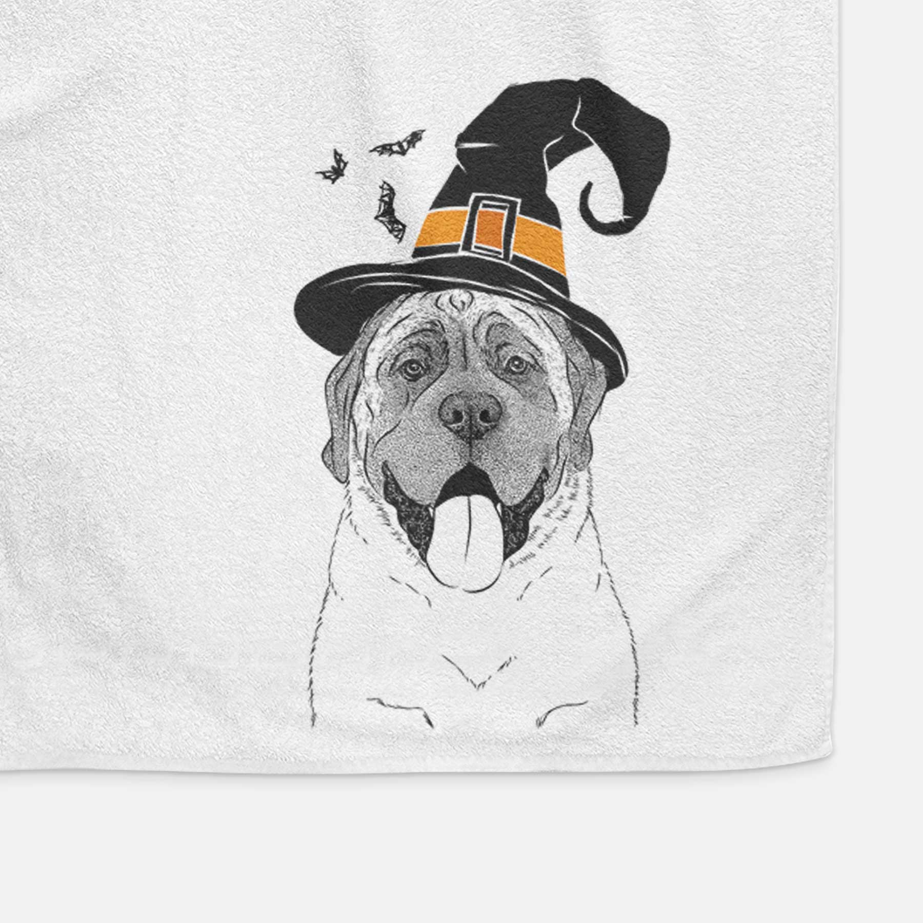 Remmie the English Mastiff Decorative Hand Towel