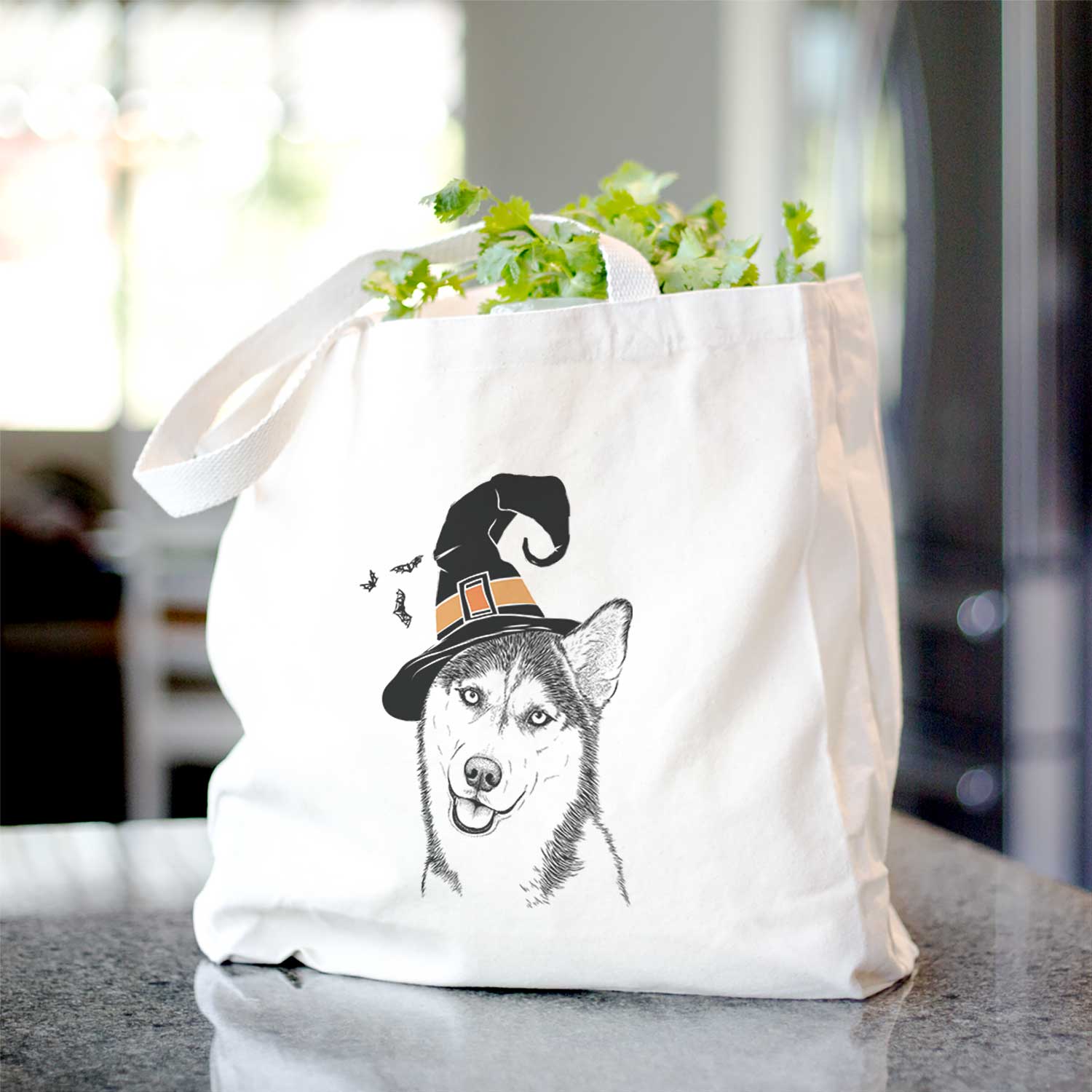 Remmie the Siberian Husky - Tote Bag