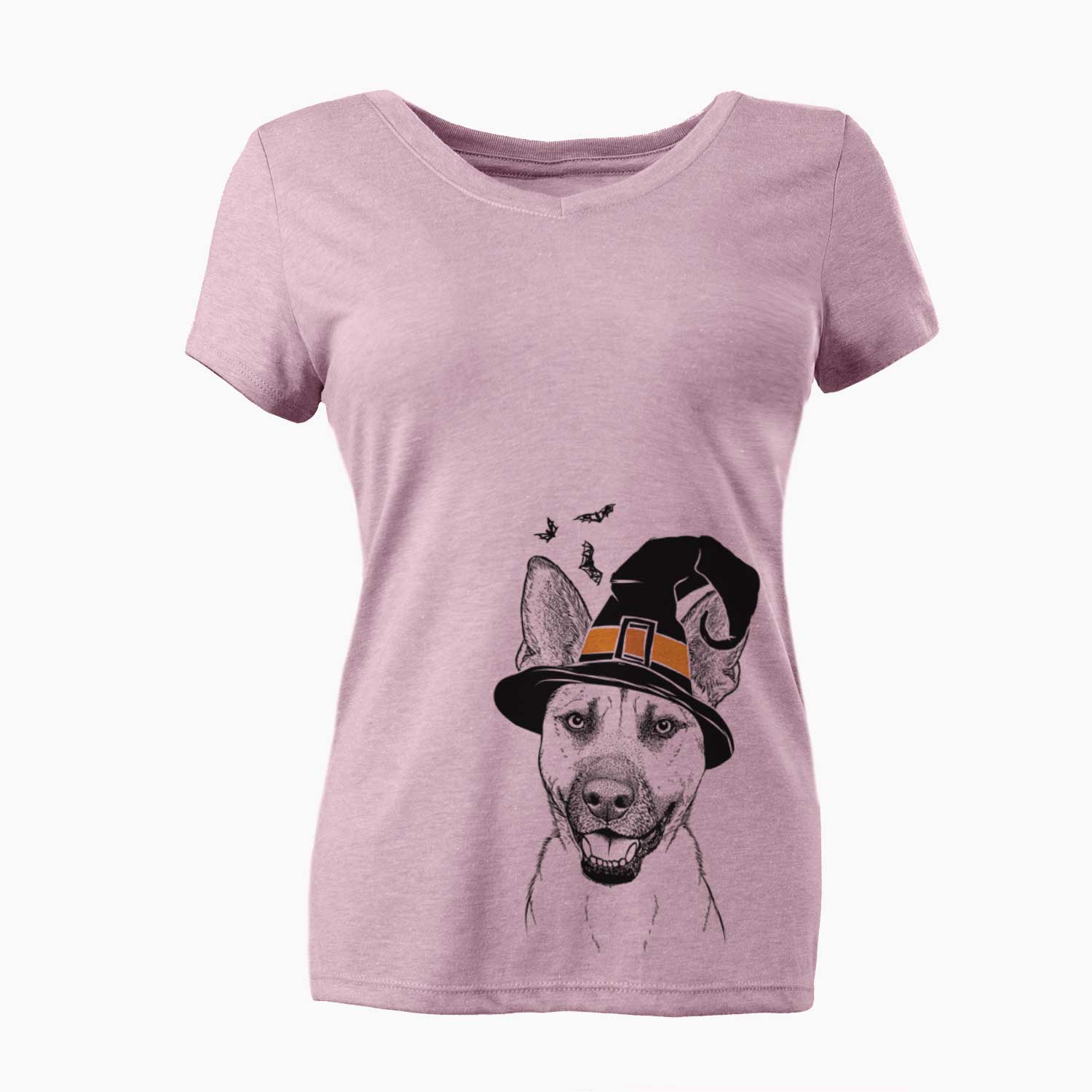 Witch Remus the German Shepherd Mix - Women's V-neck Shirt