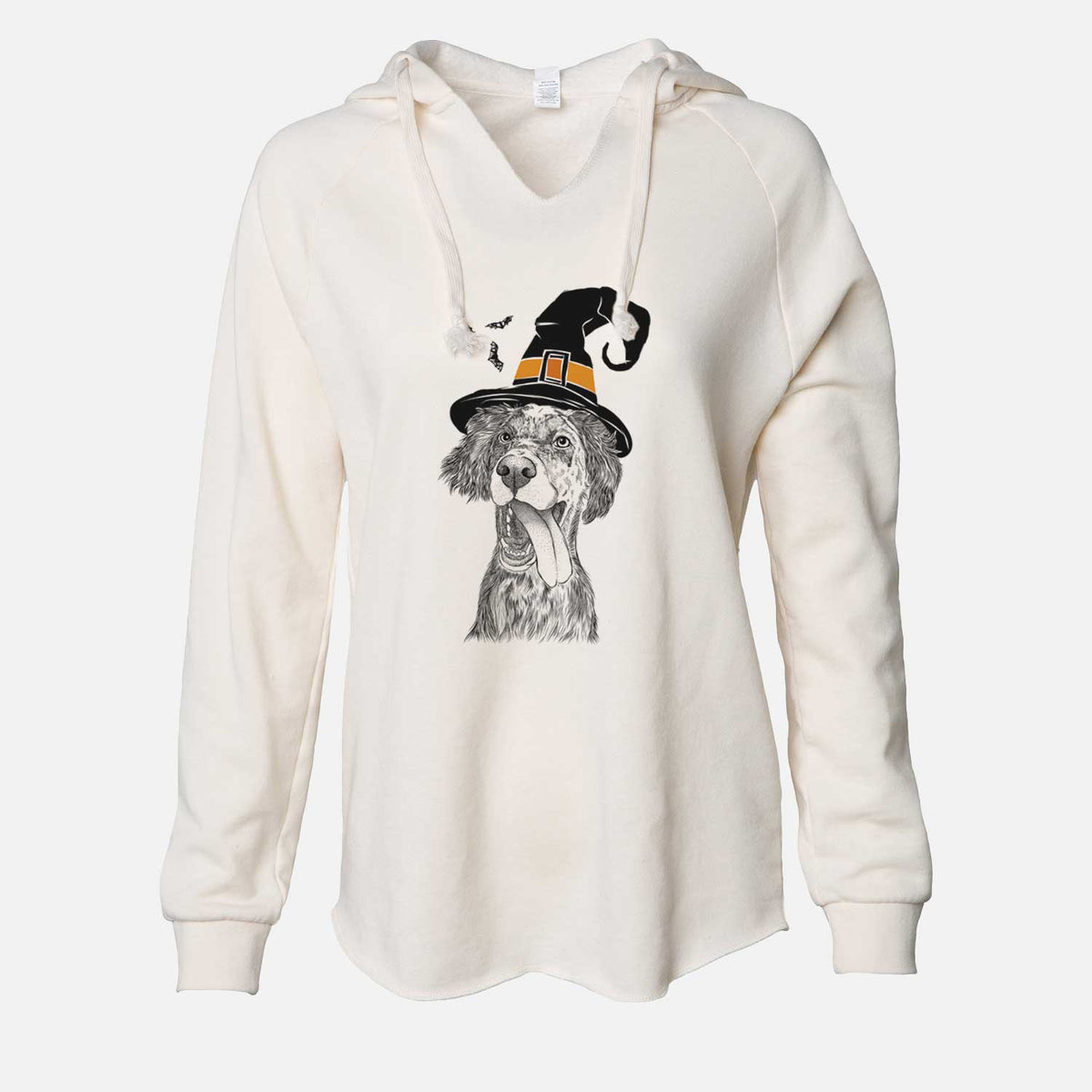 Witch Renly the English Setter - Cali Wave Hooded Sweatshirt