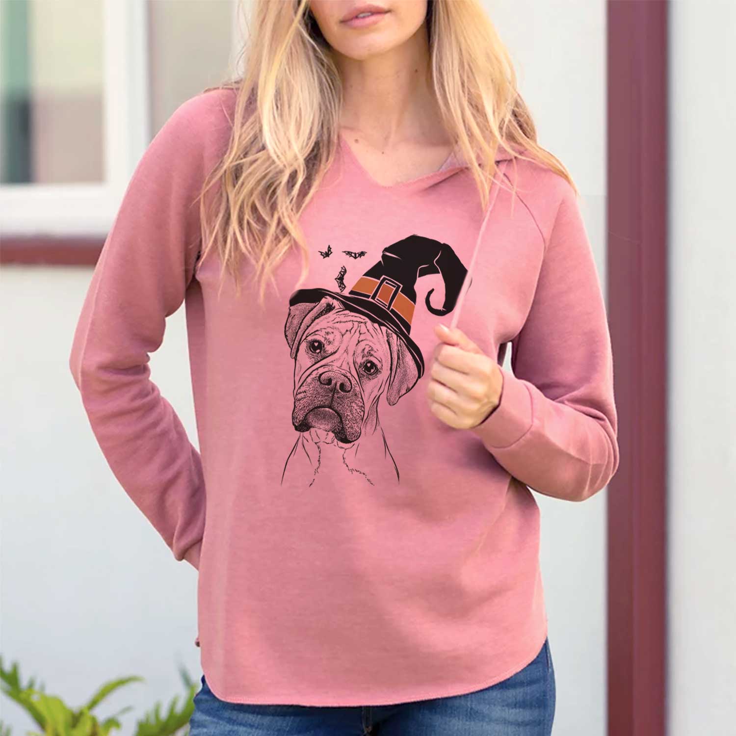 Witch Reuby the Boxer - Cali Wave Hooded Sweatshirt