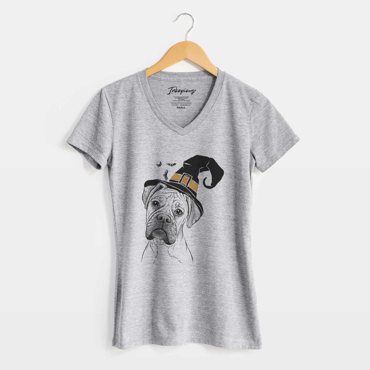 Witch Reuby the Boxer - Women's V-neck Shirt