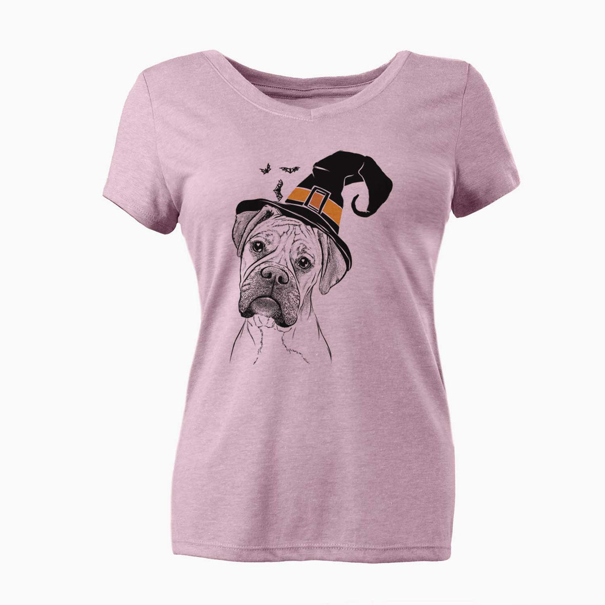 Witch Reuby the Boxer - Women's V-neck Shirt