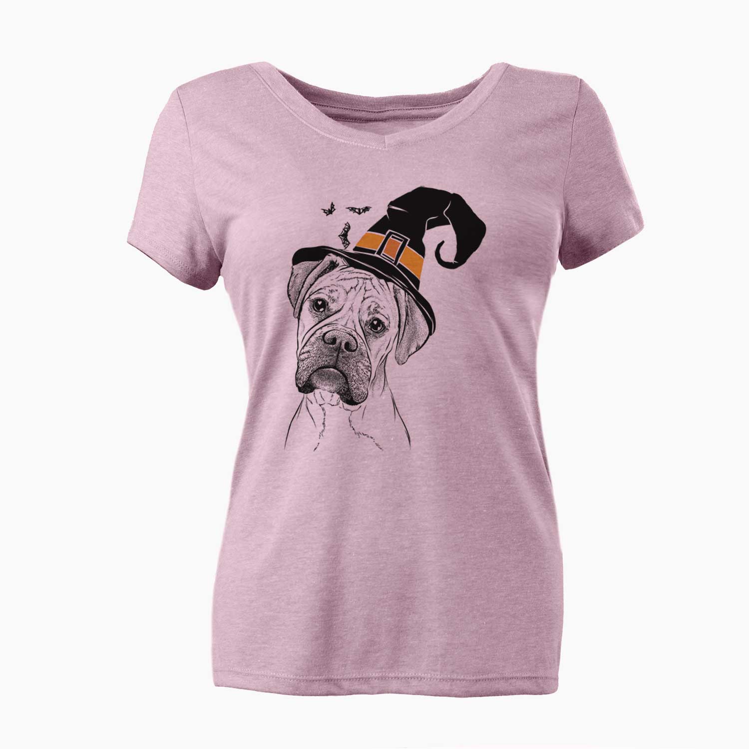 Witch Reuby the Boxer - Women's V-neck Shirt