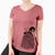 Witch Rezi the Puli - Women's V-neck Shirt