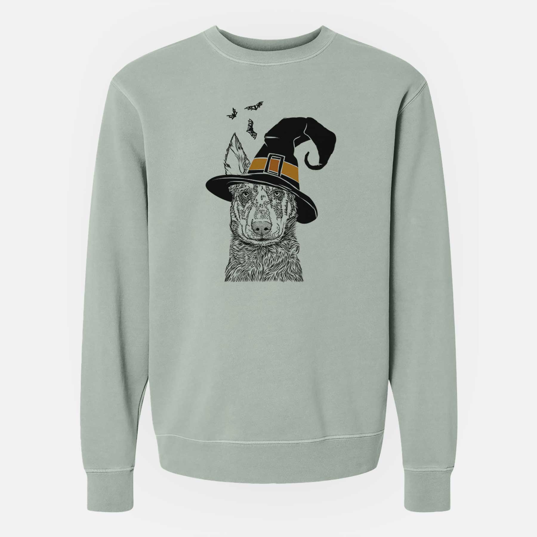 Witch Riggs the Beauceron - Unisex Pigment Dyed Crew Sweatshirt