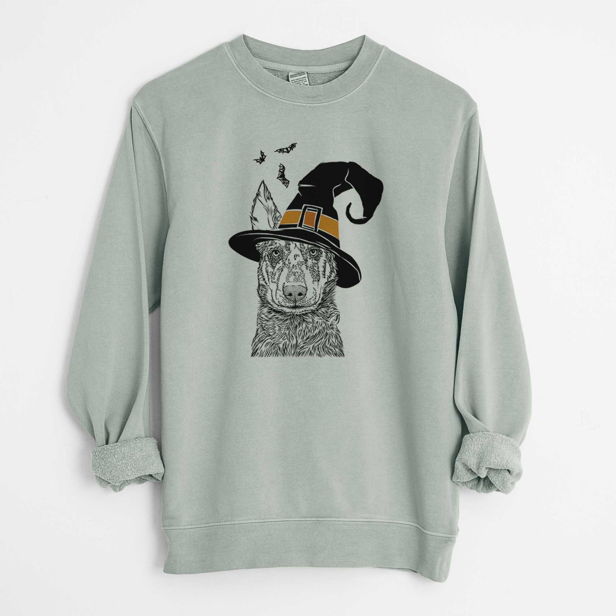 Witch Riggs the Beauceron - Unisex Pigment Dyed Crew Sweatshirt