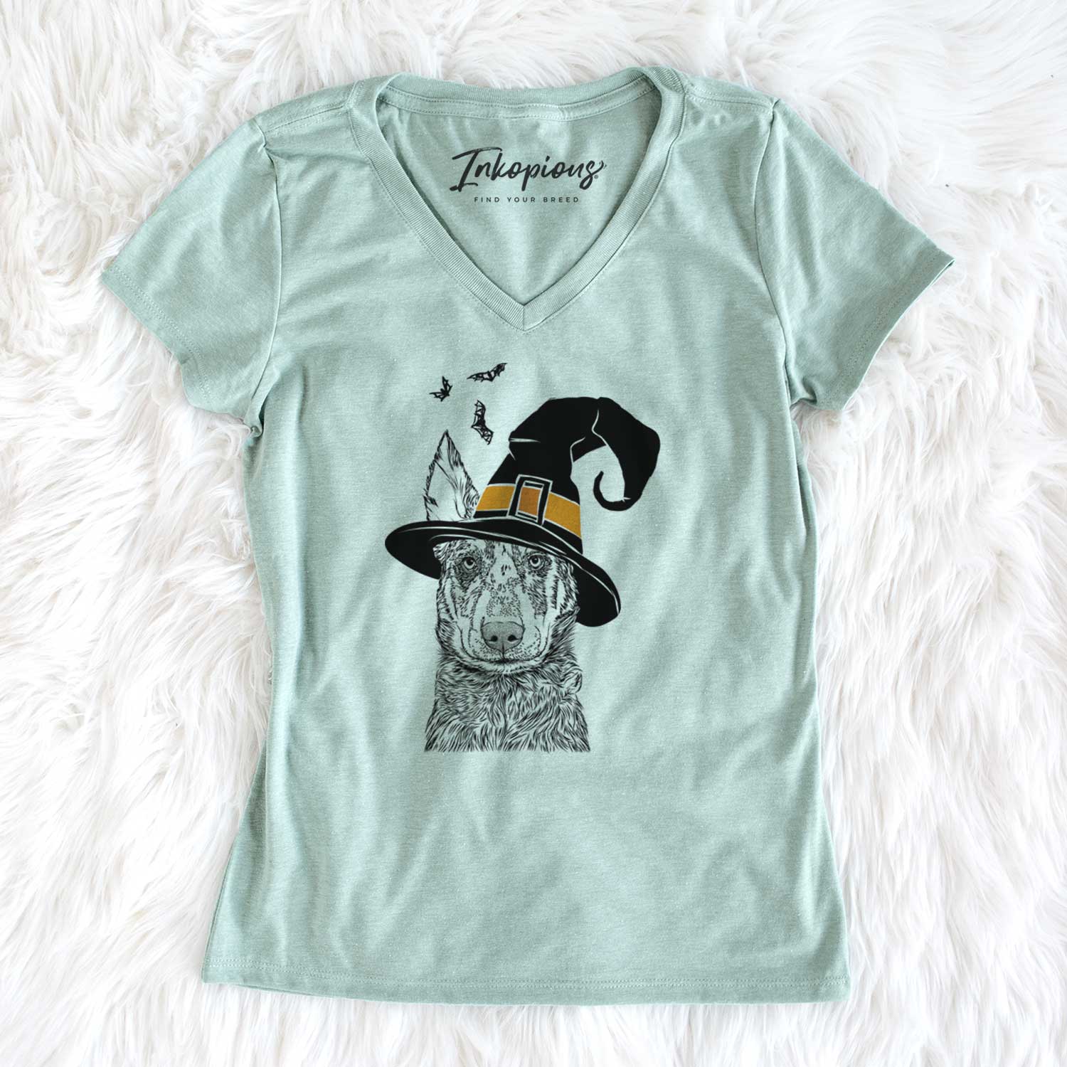 Witch Riggs the Beauceron - Women's V-neck Shirt