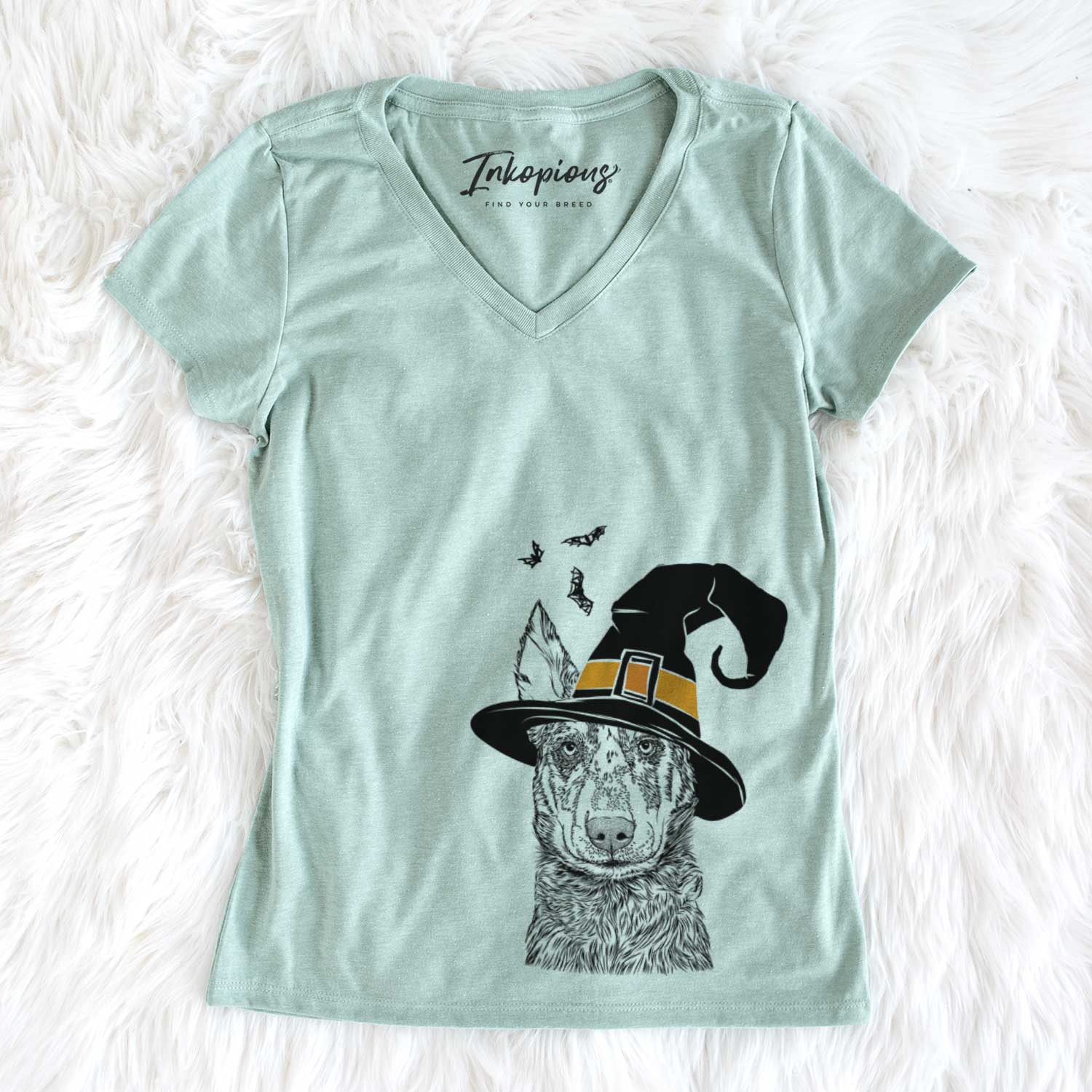 Witch Riggs the Beauceron - Women's V-neck Shirt