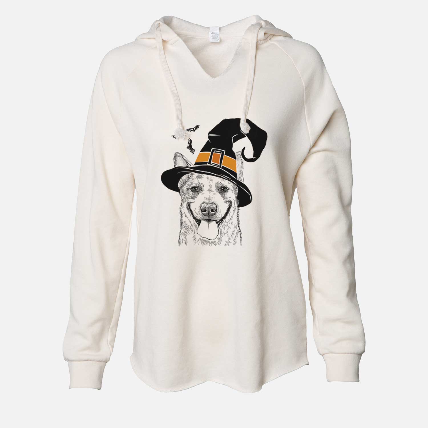 Witch Rio the Australian Cattle Dog - Cali Wave Hooded Sweatshirt