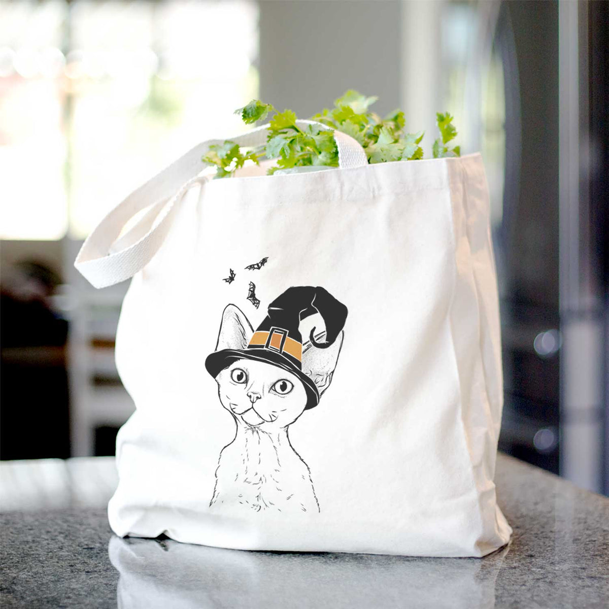 Ripley the Devon Rex Cat - Tote Bag