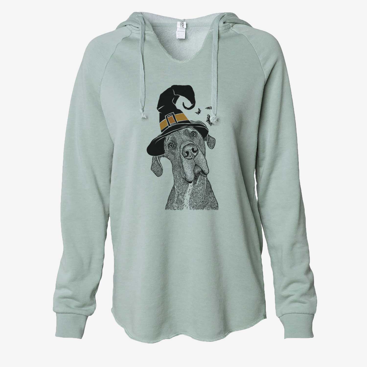 Witch River the Great Dane - Cali Wave Hooded Sweatshirt