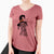 Witch River the Great Dane - Women's V-neck Shirt