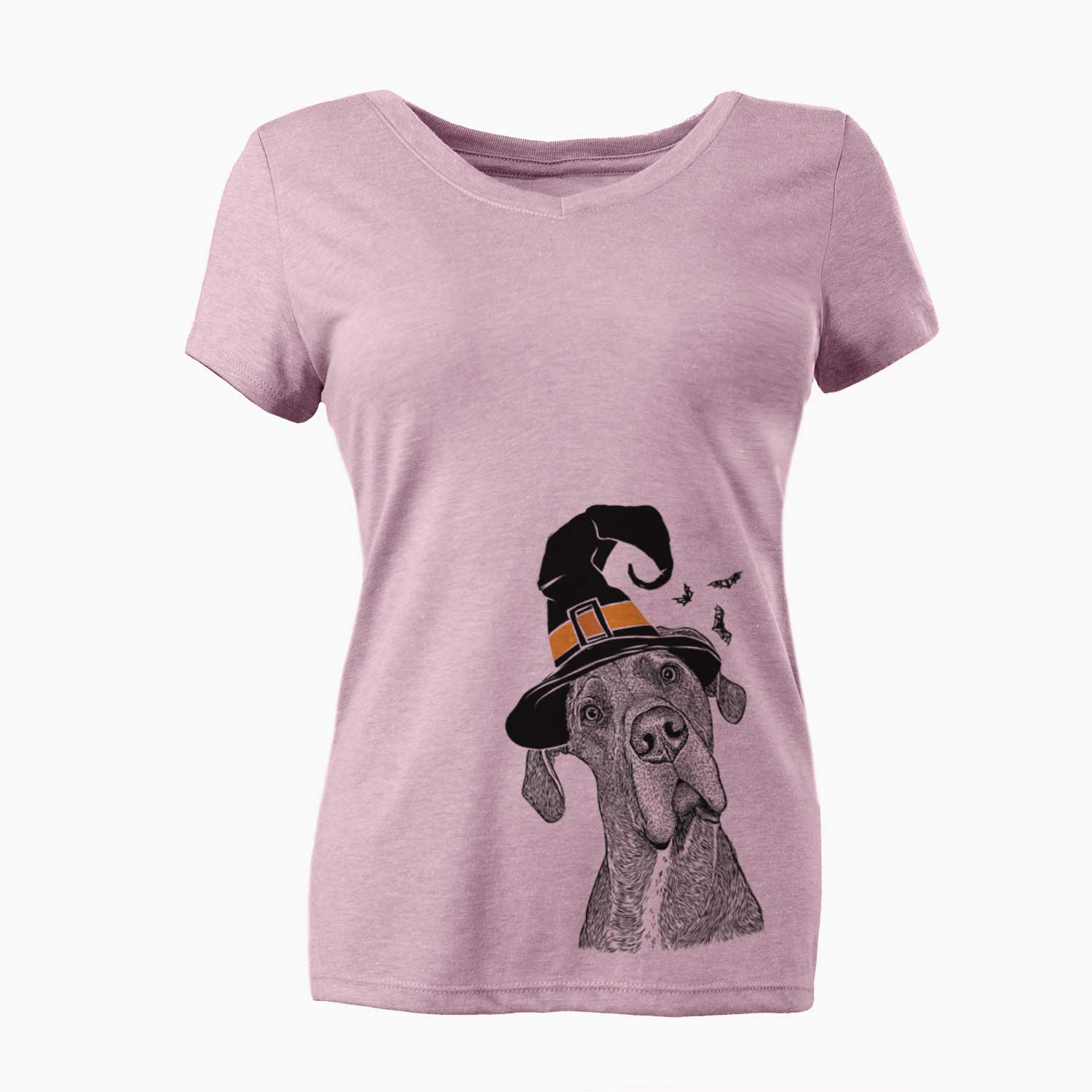 Witch River the Great Dane - Women's V-neck Shirt