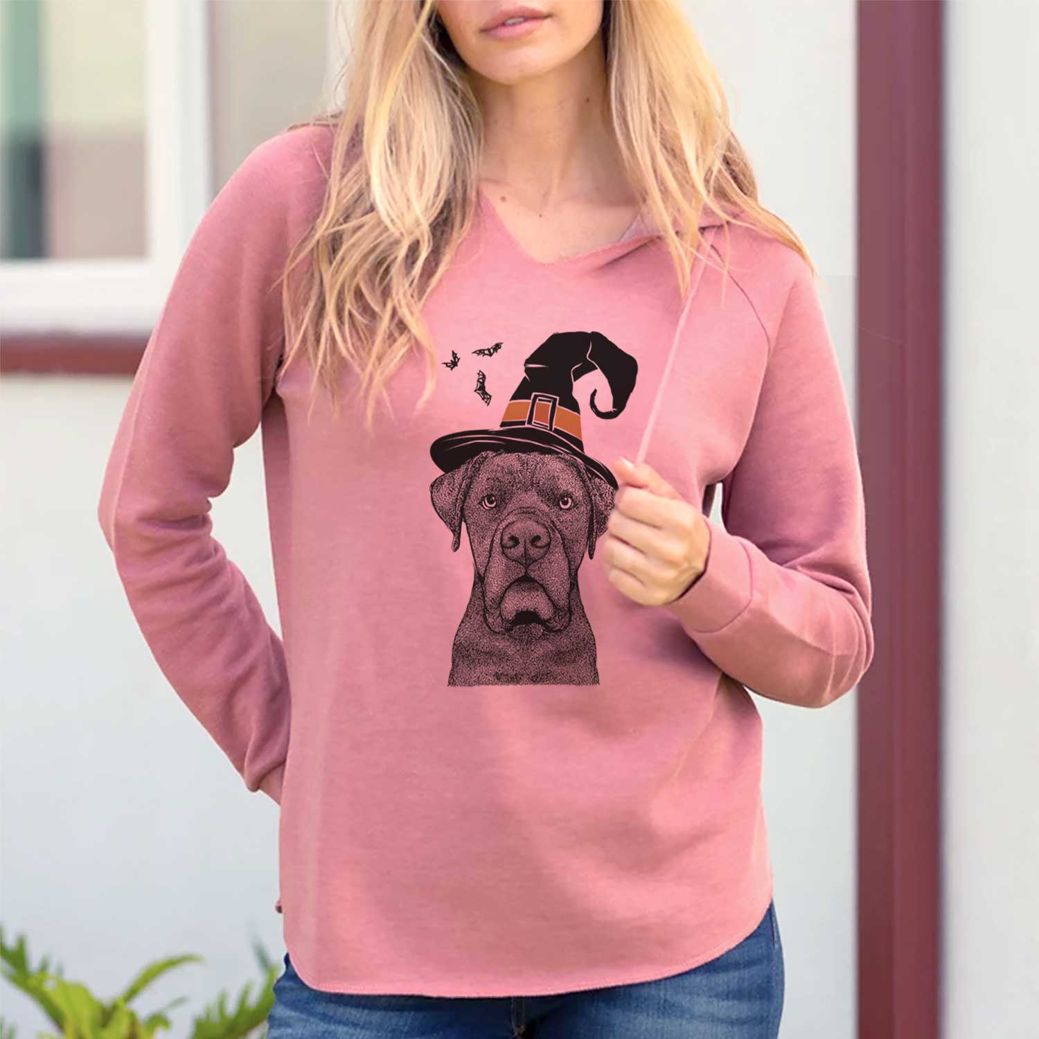 Witch Rocco the Cane Corso - Cali Wave Hooded Sweatshirt