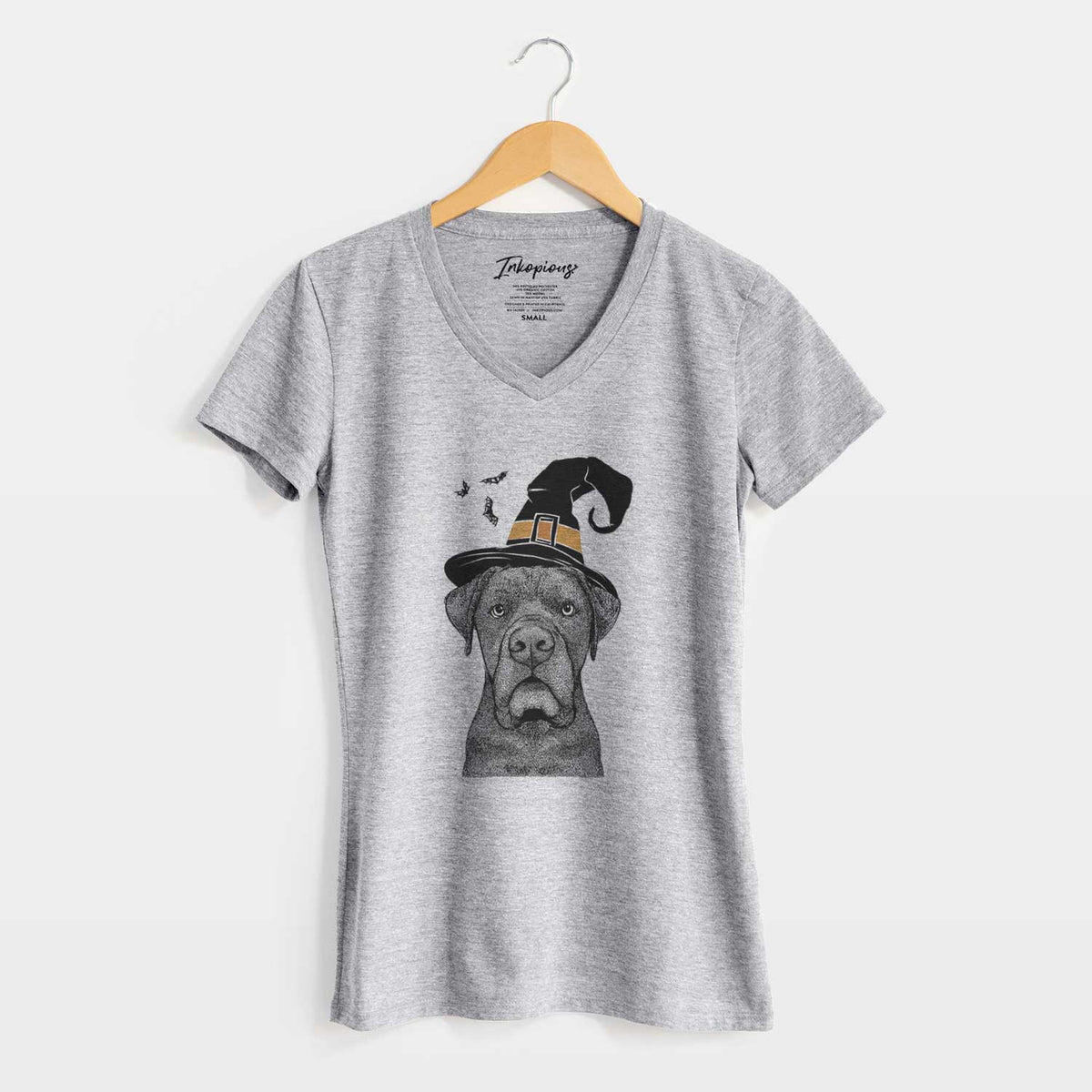 Witch Rocco the Cane Corso - Women's V-neck Shirt